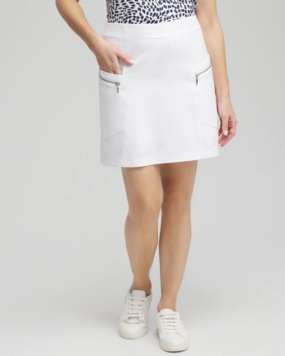 Zenergy® UPF Neema Rib-Mix Skort | Chico's